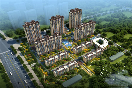 益王府花园，精装，带储藏室，可按揭，位置好3室2厅1卫1